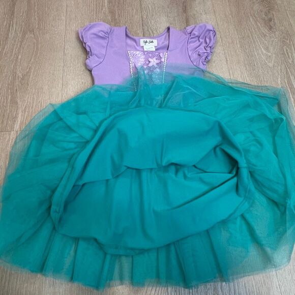 Taylor Joelle, Pearl Mermaid Princess Dress Disney’s Ariel Inspired, Girls 7 - Picture 7 of 14